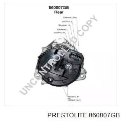 Генератор 860807GB Prestolite