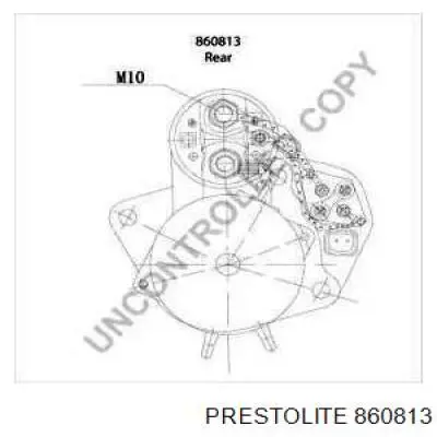 Стартер 860813 Prestolite