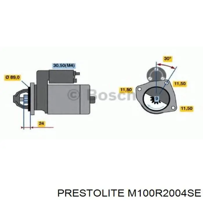 Купить 0001369017 Bosch Стартер