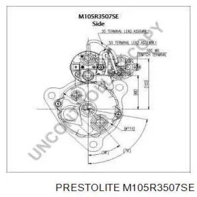 M009T64171ZT Mitsubishi Стартер автомобиля