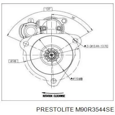 Стартер двигателя Sampa Otomotiv‏ 052026