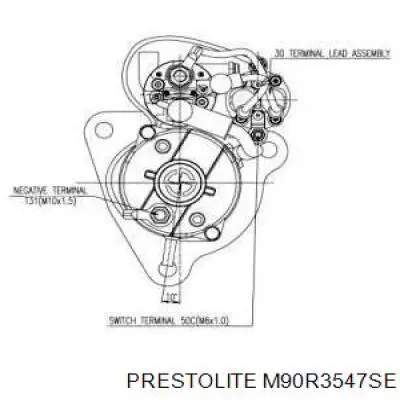 Стартер M90R3547SE Prestolite