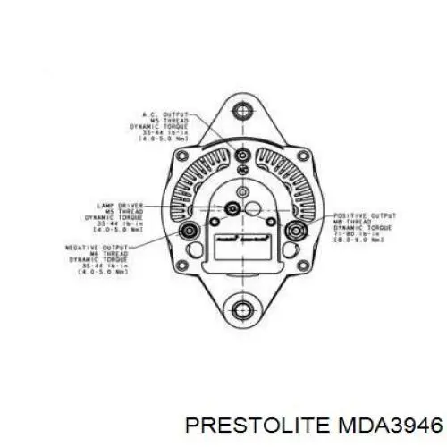 MDA3946 Prestolite Генератор автомобильный