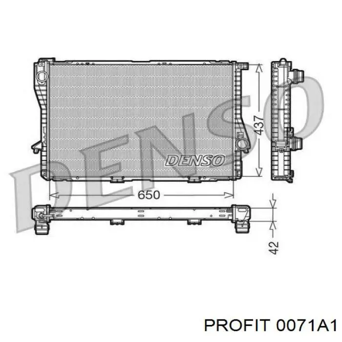 Купить R12144 Sato Tech Радиатор водяной