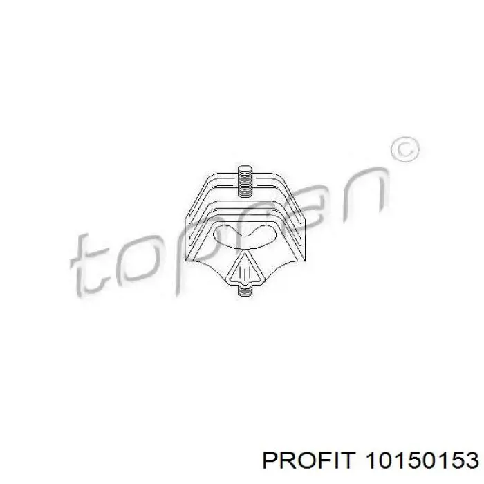 Подушка (опора) двигателя, левая/правая Profit 10150153 цена, от 4.78 USD