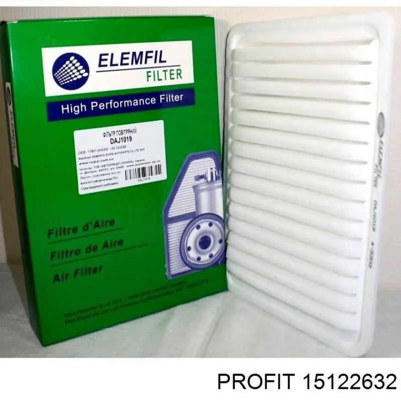 Элемент воздушного фильтра Profit 15122632 цена, от 6.97 USD