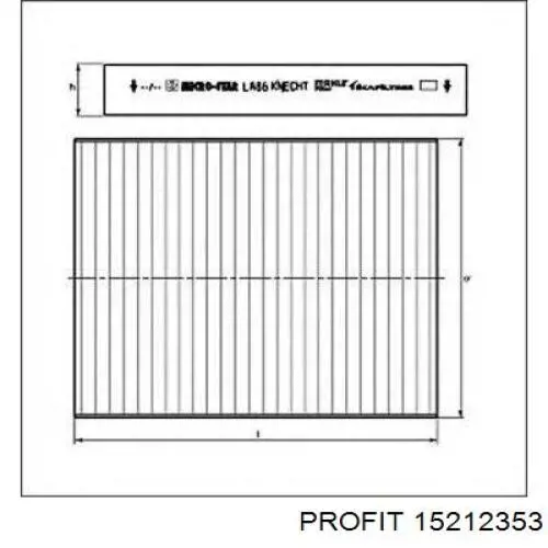 Фильтр салона 15212353 Profit