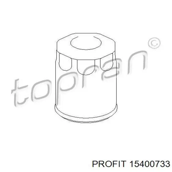 Фільтр масляний 15400733 Profit