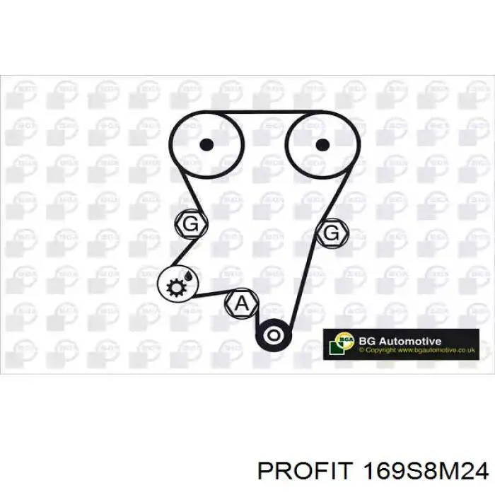 169S8M24 Profit Ремень двигателя