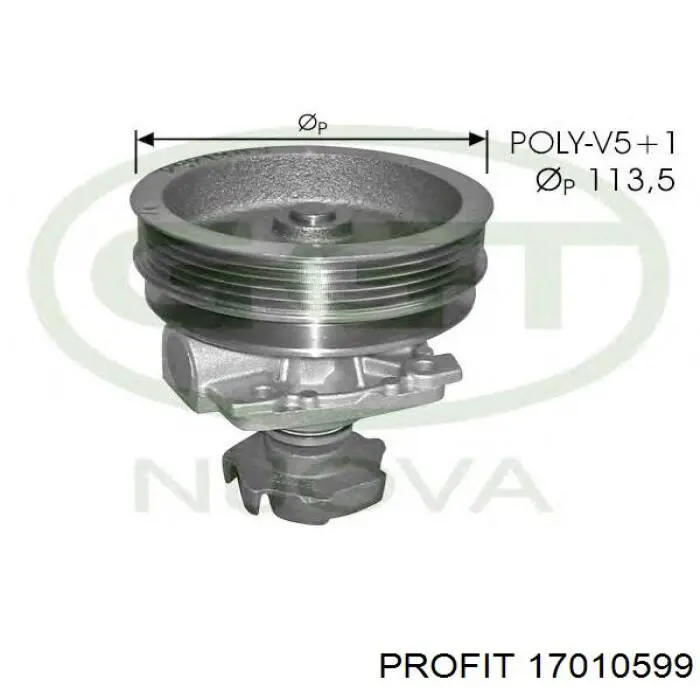 PA719P SIL Насос водяной