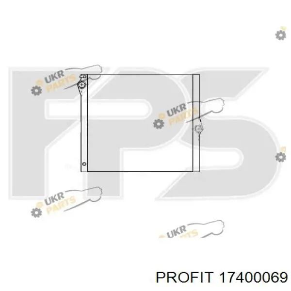 Купить R12167 Sato Tech Радиатор водяной