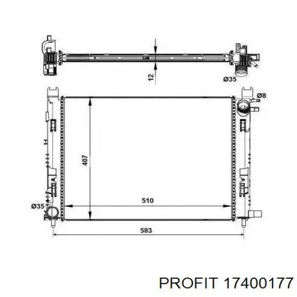 Радиатор PL493524 Koyorad