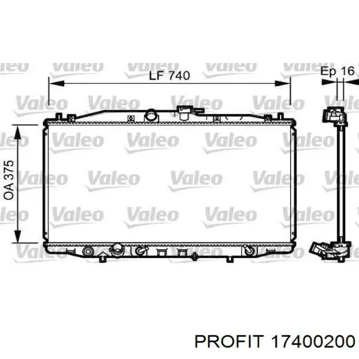 Радиатор R12103 Sato Tech
