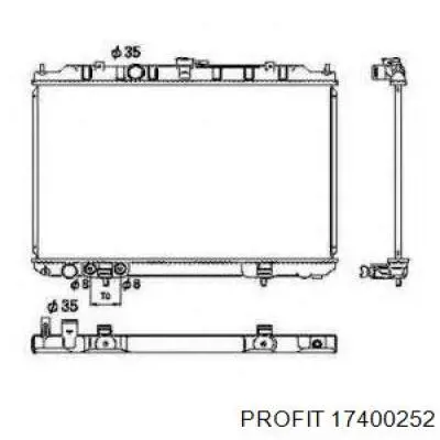 Радиатор 17400252 Profit