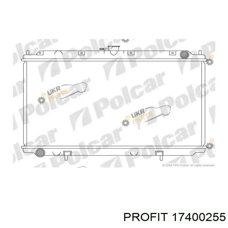Радиатор охлаждения двигателя Profit 17400255 цена, от 70.13 USD