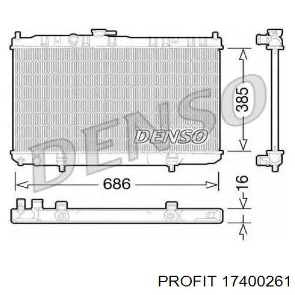 Радиатор R12191 Sato Tech