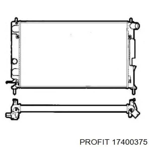 Радиатор 17400375 Profit