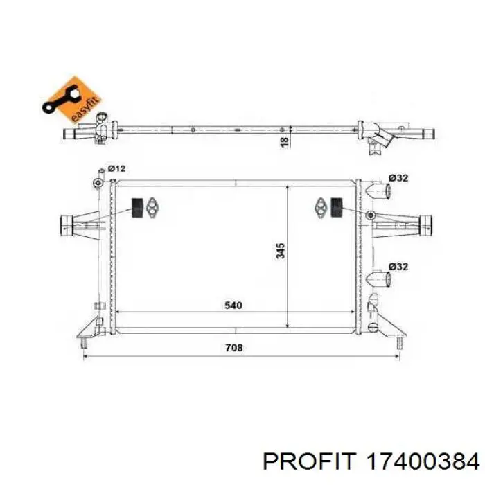 9202496 Opel радиатор