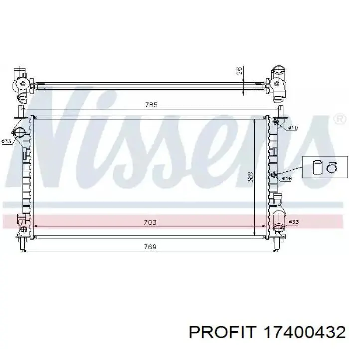Купить 4386247 Ford Радиатор водяной