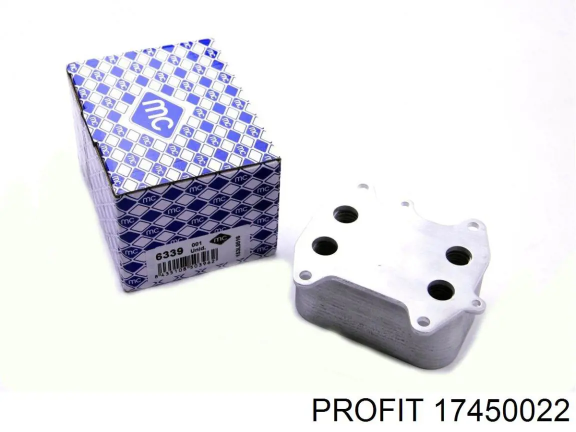 Радиатор масляный (холодильник), под фильтром Profit 17450022 цена, от 22.55 USD