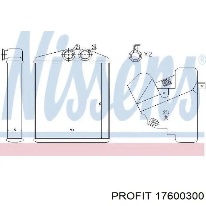 Купить 0540150001 Depo/Loro Радиатор печки