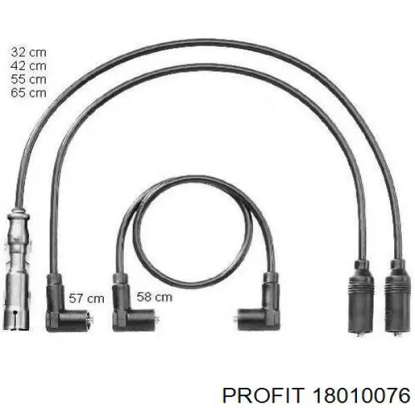 Высоковольтные провода 18010076 Profit