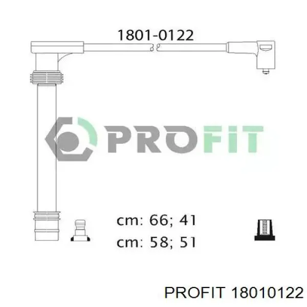 Высоковольтные провода 18010122 Profit