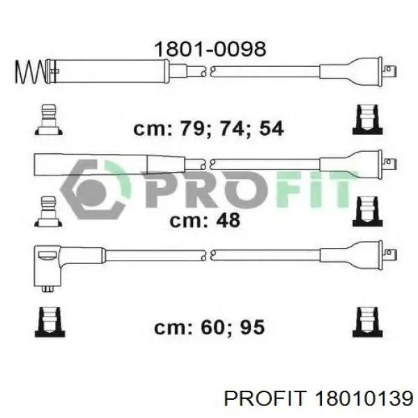 Купить 95636601 Peugeot/Citroen Провода высокого напряжения