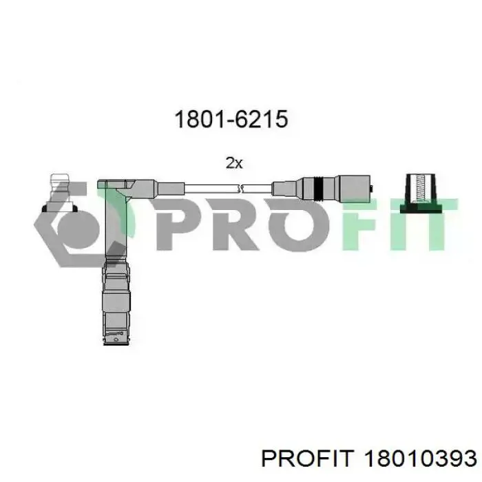 Провода зажигания Profit 18010393 цена, от 20.68 USD
