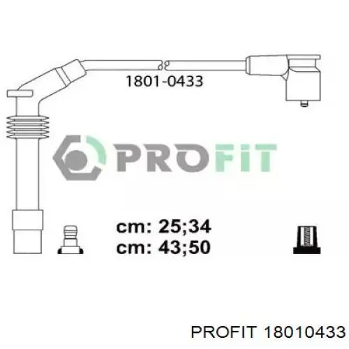 Высоковольтные провода 18010433 Profit