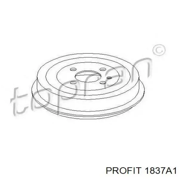 Радиатор охлаждения двигателя Profit 1837A1 цена, от 64.22 USD