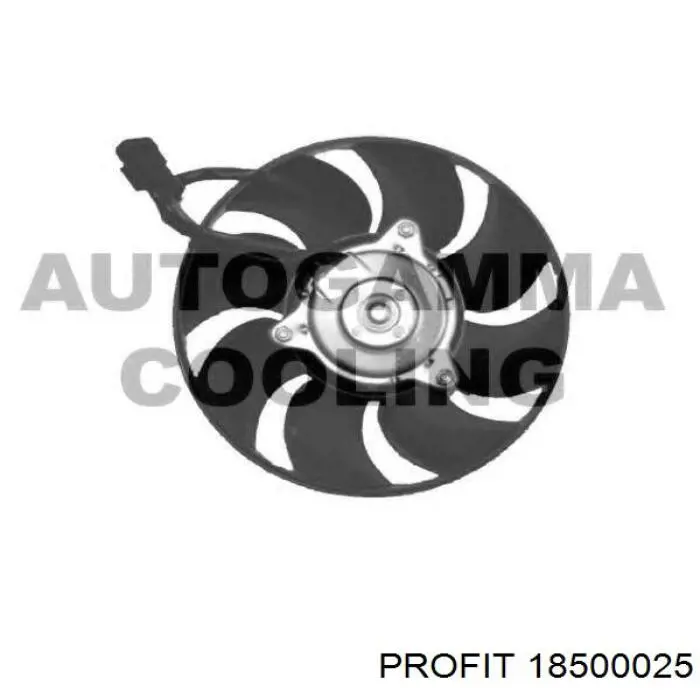 Ventilador (rodete +motor) refrigeración del motor con electromotor derecho 18500025 Profit