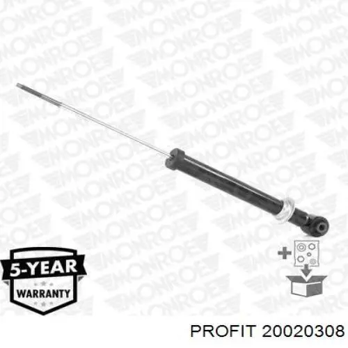 Стойка амортизатора задняя Profit 20020308 цена, от 24.39 USD