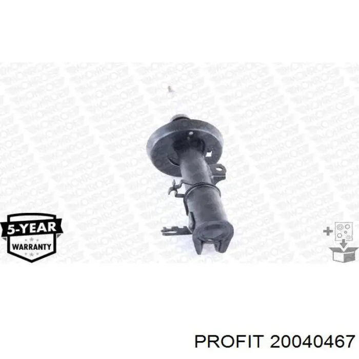 Амортизатор подвески передний левый Profit 20040467 цена, от 37.51 USD