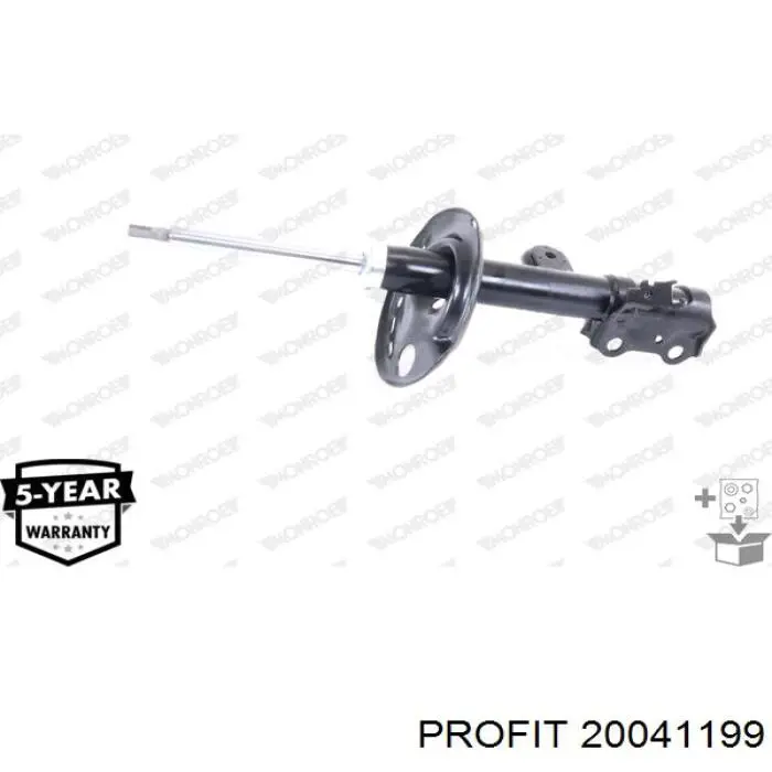 Амортизатор передний правый 520822 Peugeot/Citroen