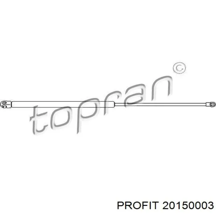 Амортизатор багажника 20150003 Profit