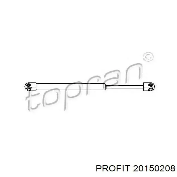 Амортизатор багажника 20150208 Profit