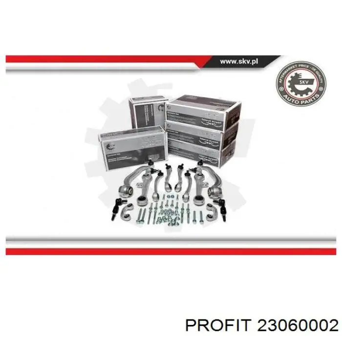 Купить 23060002 Profit Комплект рычагов передней подвески