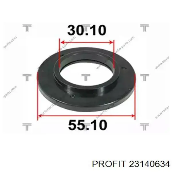 Подшипник опорный амортизатора, переднего Profit 23140634 цена, от 5.19 USD