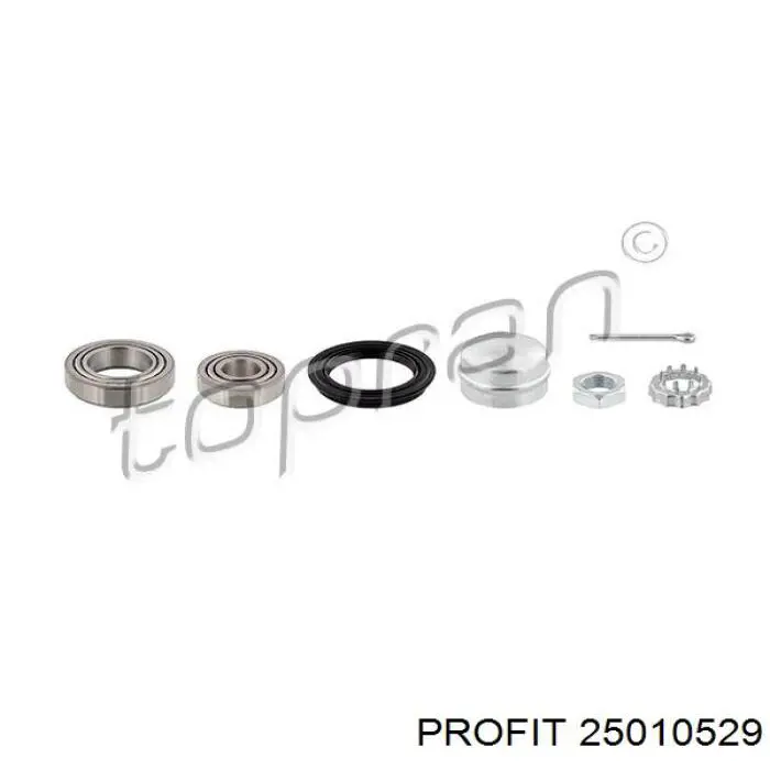 Подшипники задней ступицы Profit 25010529 цена, от 5.51 USD