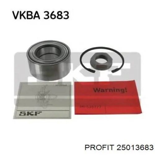 Комплект подшипника ступицы колеса Profit 25013683 цена, от 24.39 USD