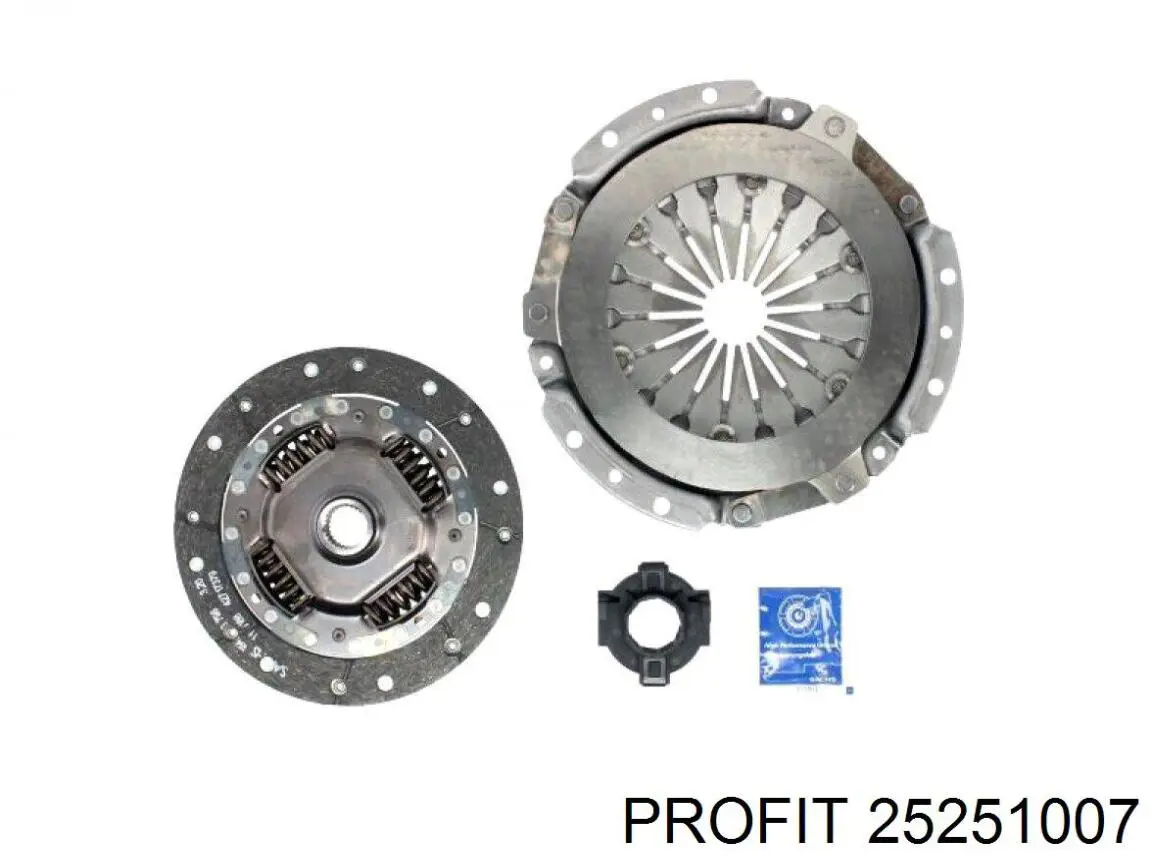 Купить 25251007 Profit Комплект сцепления (диск, корзина, подшипник)