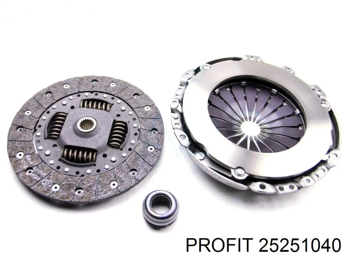 Купить 25251040 Profit Комплект сцепления (диск, корзина, подшипник)