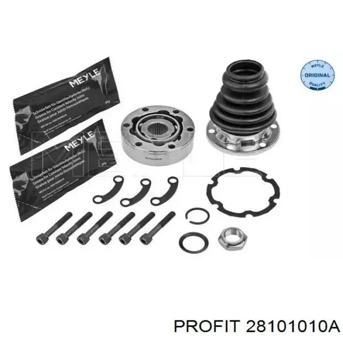 Junta homocinética interior delantera izquierda 28101010A Profit