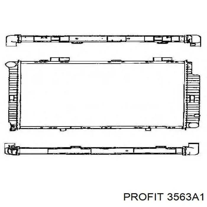3563A1 Profit Радиатор основной