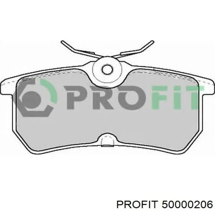 Pastillas de freno delanteras 50000206 Profit