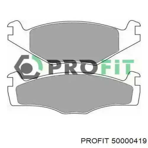 Pastillas de freno delanteras 50000419 Profit