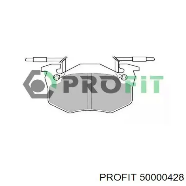 Передние тормозные колодки 50000428 Profit