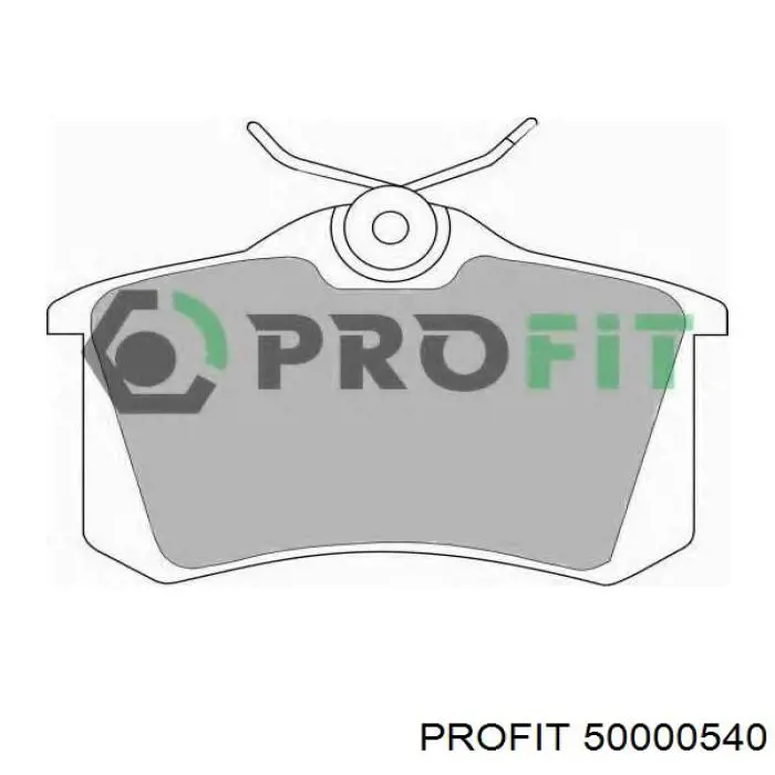 Передние тормозные колодки 50000540 Profit