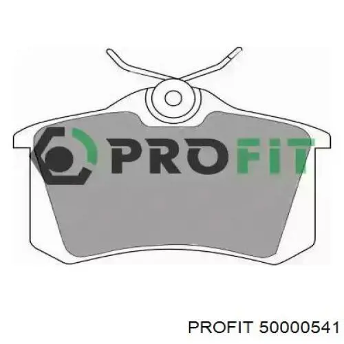 Задние тормозные колодки 50000541 Profit